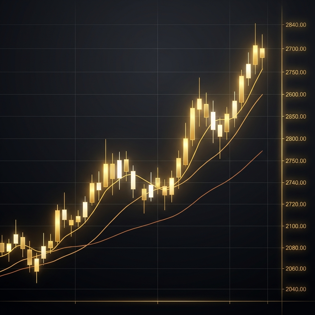 XAUUSD Trading Chart showing profitable trades